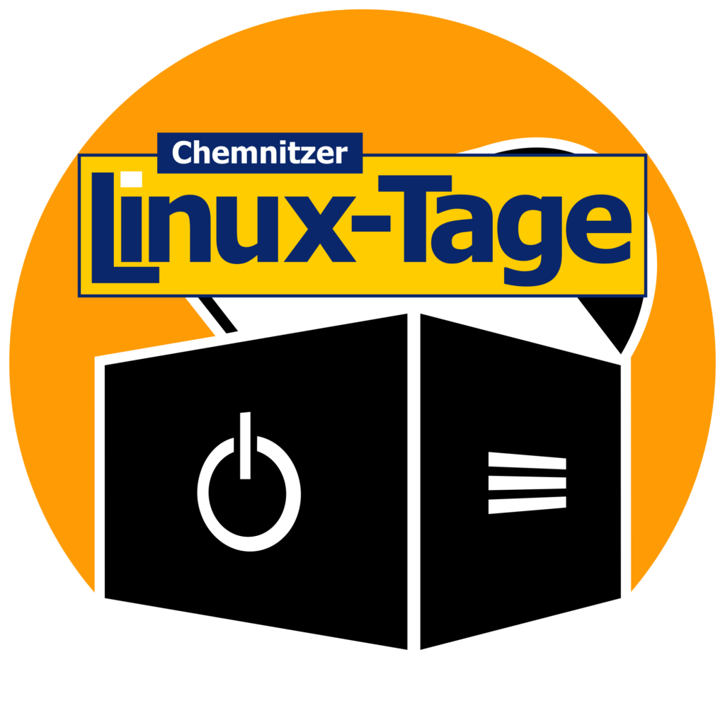 Verschmelzung unseres „Computertruhe“-Logos mit dem Logo der „Chemnitzer Linux-Tage“.